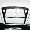 for Nissan Navara NP300 2016-2021 Car Carbon Fibre Front Reading Switch Light Lamp Frame Cover Trim Sticker Accessories. 