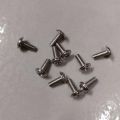 10Pcs- CHINA M2.6 Round Head Screws M2.6×9.5mm Stainless Steel Round Cro-ss Pan Head Machine Screw Bolts Self Tapping Plain End M2.6 Crosshead Screws. 
