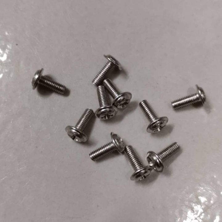 10Pcs-%20CHINA%20M2.6%20Round%20Head%20Screws%20M2.6%C3%977.6mm%20Stainless%20Steel%20Round%20Cro-ss%20Pan%20Head%20Machine%20Screw%20Bolts%20Self%20Tapping%20Plain%20End%20M2.6%20Crosshead%20Screws%20-%20Image%202