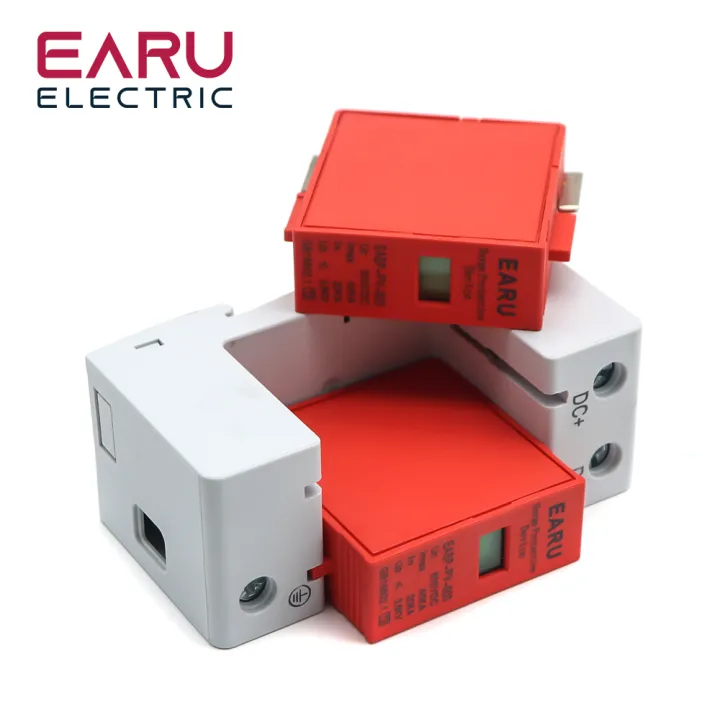 SPD%202P%203P%20DC%20500V%20800V%201000V%2020KA~40KA%2030KA~60KA%20House%20Lightning%20Surge%20Protector%20Protective%20Low-voltage%20Arrester%20Device%20PV%20Solar%20-%20Image%203