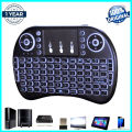 Backlit Mini Keyboard With Touchpad Mouse: Wireless Combo For Gaming And Media Control.