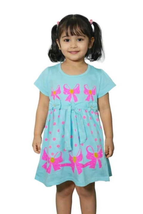 stylish%201%20Pieces%20Baby%20Girls%20Frock%20without%20Pant.%20Summer%20Collection%20Baby%20Girl%20Summer%20Floral%20Dress%20-%20Image%204