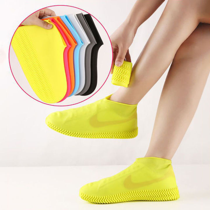 Latex WaterProof Shoe Covers Unisex Shoes Protectors Reusable