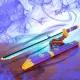 One Piece Roronoa Zoro Katana Particle Lego Sword Model with Scabbard Assembled Children's Educational Toy. 