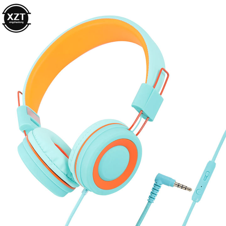 Machine Foldable Stereo Audio Children's Headphones 3-Band