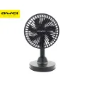 Awei F29 Desktop Oscillating Rechargeable Fan. 