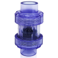 Check Valve PVC Check Valve Sprinkler Check Valve 3/4 Inch True Union Check Valve Transparent Blue UPVC Check Valve Pipeline Check Valve One-Way Valve. 