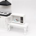 【Trick or Treat Alliance Mall】1:12 Miniatures Microwave Oven Kitchen Toys Simulation Mini Model Children Dollhouse Decoration Accessories. 
