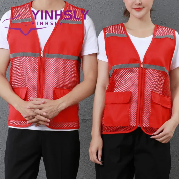 Volunteer%20Waistcoat%20Double%20Pocket%20Non-deformable%20Volunteer%20Work%20Vest%20Coat%20-%20Image%202