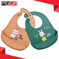 Baby Dining Bib Full Silicone-1pcs Baby Dining Bib Full Silicone.
