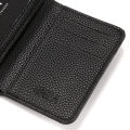 Fashion Soft Men Wallet Pu Leather Lychee Pattern Mini Coin Purse Driver's License Card Holder Huiye.