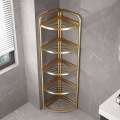 Bathroom installation free, multi story cosmetics, storage rack, bathroom triangular basin rack.