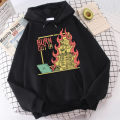 Over Workin Make Human Burn Out Hoodies For Men Novelty Hat Rope Sweatshirt Harajuku S-Xxl Tops Sport Shoulder Drop Hoodie Male. 