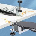 Comfortable Desktop Extension Computer Arm Rest Support Attachable Board Mousepad Folding Desk Adjustable Armrest Pad Hand Shoulder rotection Rotating Mouse Arm Wrist Rest Desk. 