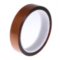 【VisioN Shop】Temperature Heat Resistant Adhesive Tape Tawny one sided Polyimide adhesive tape for Tape 20mm x 30M. 