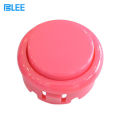 Pink - 30mm Small Circular Arcade Button. 