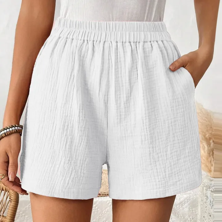Women's%20Double%20Layered%20Cotton%20Pleats%20Shorts%20Straight%20Leg%20Casual%20Pants%20High%20Waist%20Sports%20Loose%20Shorts%20Fashion%20Streetwear%20-%20Image%206