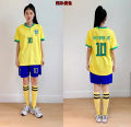 ew women's loose fitting football jersey set to be printed with the World Cup essi eymar C oampei jersey.