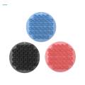Silicone Shower Foot Back Scrubber Round 11.8inch with Suction Cups Foot Cleaning Multifunctional Bathing Supplies Wall Mounted Massage Pad.