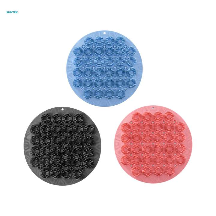 Silicone%20Shower%20Foot%20Back%20Scrubber%20Round%2011.8inch%20with%20Suction%20Cups%20Foot%20Cleaning%20Multifunctional%20Bathing%20Supplies%20Wall%20Mounted%20Massage%20Pad%20-%20Image%205