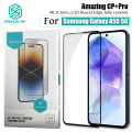(New) nillkin for Samsung Galaxy A55 tempered glass, amazing CP pro anti-glare tempered glass film screen protector.