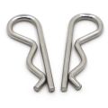 Stainless Steel R Shaped Spring Cotter Clip Pin M1 M1.2 M1.6 M1.8 M2 M2.5 M3 M3.5 M4 M5 Fastener Hardware for Repairing Cars. 