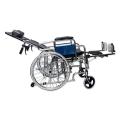 Wheelchairs for Disabled person Sleeping Position Commode Wheelchair.