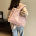 Tote Shoulder Bags Fashion Plush Bag Large Capacity Plush Bag Hand Tote Bag Plush Bag Plush Bag.