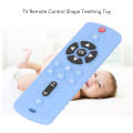 Baby Teething Toy, TV Remote Control Shape Safe Silicone Teething Toy for Infant for Travel. 