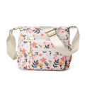 Nylon print women's bag, new one-shoulder, crossbody, mom bag, oxford cloth water-repellent women's canvas bag. 