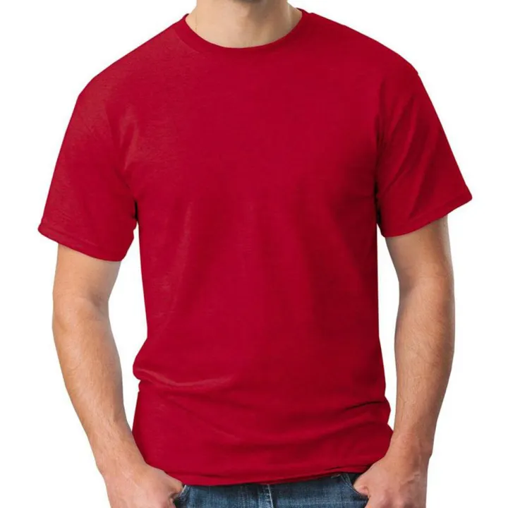 Round%20Neck%20Red%20T-Shirt%20-%20Image%203