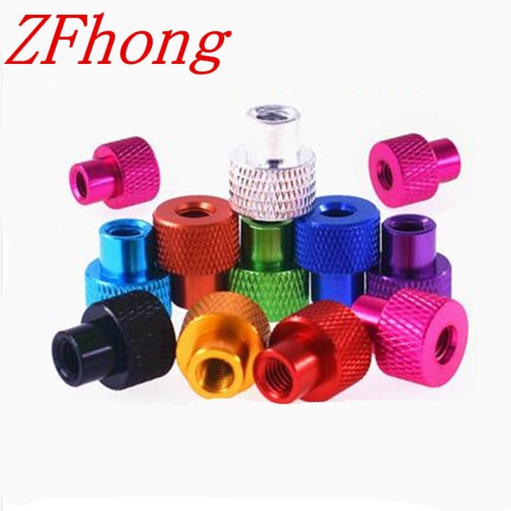 5pcs/lot%20M3%20M4%20m5%20m6%20m8%20colourful%20aluminum%20%20Frame%20Hand%20Tighten%20Flange%20Nut%20step%20knurled%20thumb%20nut%20-%20Image%202