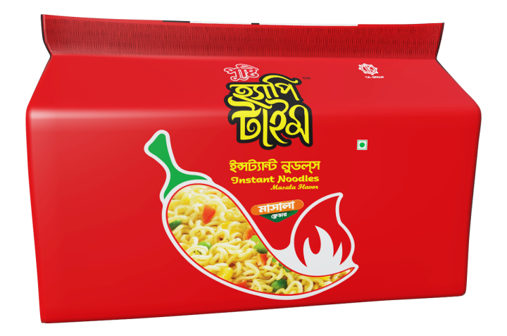 Pusti Happy Time Instant Noodles Masala 50gmX8 pcs cake (Buy 2 Get 1)