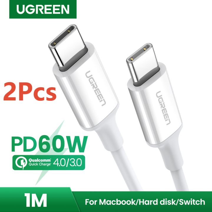 UGREEN Pack USB C to USB Type C Cable 60W for Samsung
