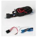 Universal Motorcycle Car Horn Relay 80A Waterproof Wiring Harness Relay Kit Compatible (Horn Not Included). 