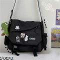 Waterproof Nylon Handbags Shoulder Bag Big Capacity Crossbody Bags For Teenager Girls Men Messenger Bag Student School Bags Sac. 
