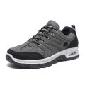 Outdoor overalls shoes foreign trade fashion breathable mesh shoes anti-slip wear-resistant safety shoes work labor protection shoes wholesale men's shoes. 