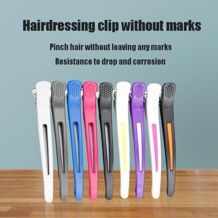 Plastic%20Rubber%20Hairdressing%20Clip%20Professional%20Approximately%2011.3%20*%201.5cm%20Seamless%20Clip%20Hairdressing%20Tool%20for%20Salon%20Use%20-%20Image%204