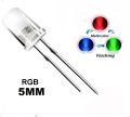 RGB 5 mm Auto Flashing Emitting Diode Led Light 20 Ps.