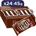 M & M's Chocolate (Full Box 24 pieces) - 45gm each. 