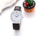 Ultra thin Geneva business fashion belt, watch, women's learning Neva quartz men's watch.