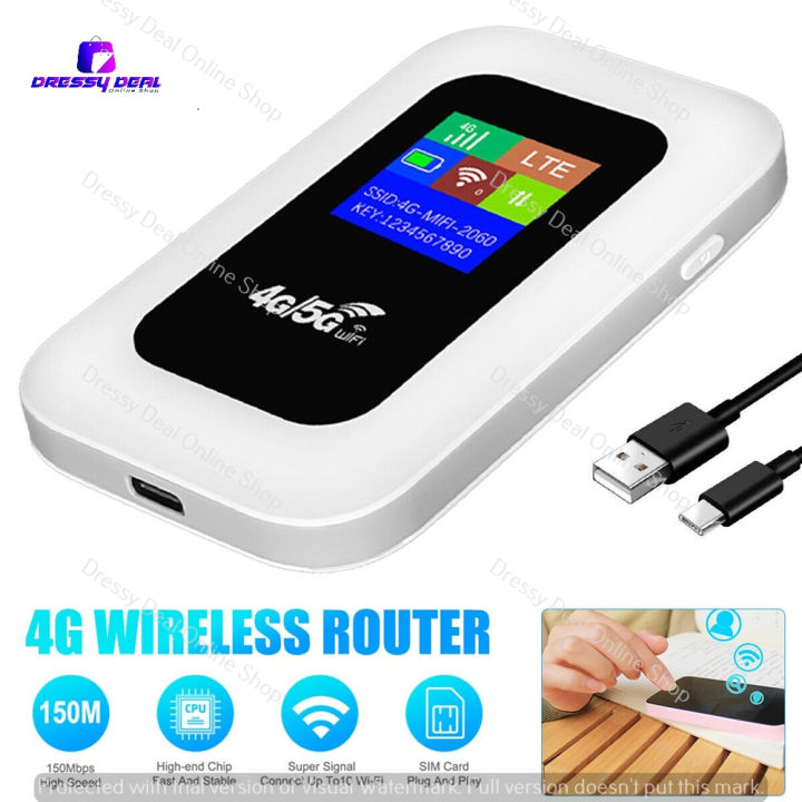 MF880 Portable 4G LTE advance Router/Modem/Hotspot Router Color Screen ...