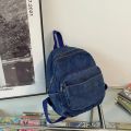 Vintage Denim Backpack School Travel Daypack Shoulder Bags for Teenager Girls.