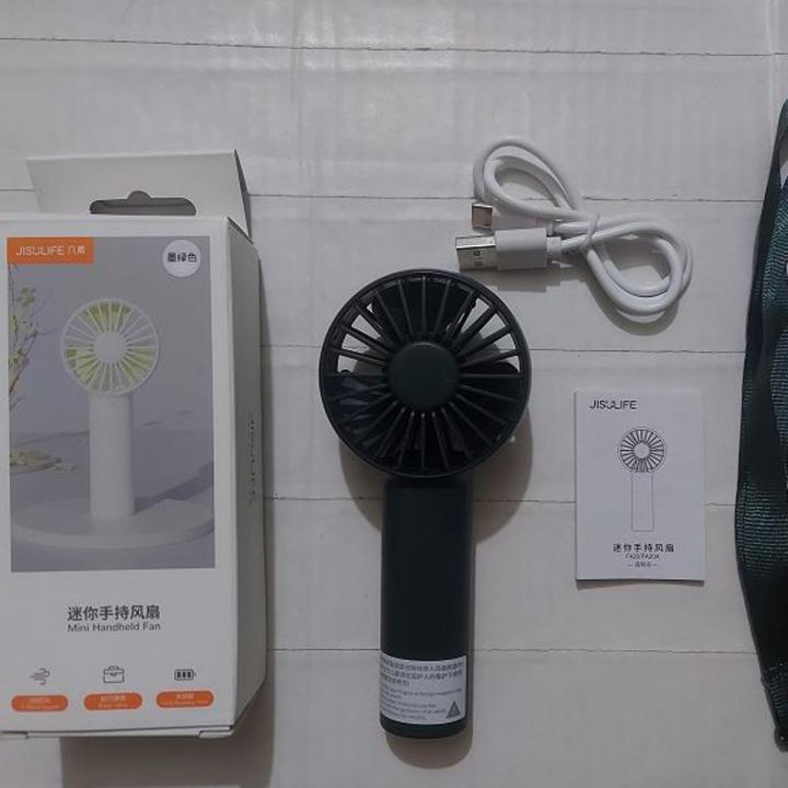 JISULIFE FA20 Mini Handheld Fan 2000mAh Battery