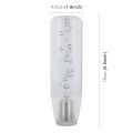 (New)Universal Car Truck Transparent Bubble Colors LED Light Shift Knob Gear Lever Shifter, Length: 15cm.