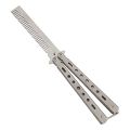Foldable Hair Comb Stainless Steel Practice Training Comb Beard Moustache Brush Salon Hairdressing Styling Tool. 