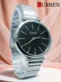 Inspired by cn Watches for Women Top Brand Luxury Blue Thin Quartz Watches with Stainless Steel Strap Simple Girls Clock.