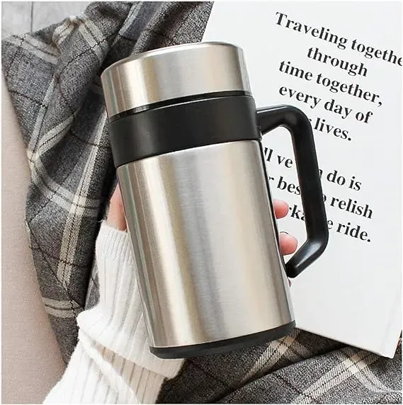 Stainless%20Steel%20Travel%20Mug%20with%20Handle,%20400%20ML%20Leakproof%20Double%20Wall%20Vacuum%20Insulated%20Thermal%20Water%20Bottle,%2012%20Hour%20Heat%20Retention,%2024%20Hour%20Cold%20Retention%20for%20Tea,%20Water,%20and%20Coffee%20(Silver)%20-%20Image%204