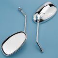 For Shadow Spirit 750 1100 VTX1300 VTX1800 Chrome Motorcycle Mirrors 10MM.