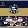 Kaisa Villa stainless steel cookware set casserole Saucepan soup pot kv-6618. 